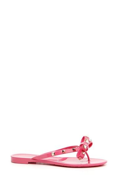 Women's Valentino 'rockstud' Flip Flop Us / 38eu - Pink