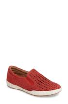 Women's Comfortiva Lyra Perforated Slip-on Sneaker .5 M - Red