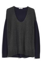 Women's Madewell Kimball Colorblock Sweater, Size - Blue