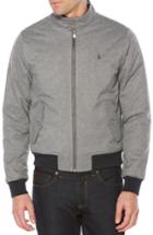 Men's Original Penguin P55 Heathered Harrington Jacket, Size - Grey