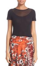Women's Fuzzi Double Layer Tulle Top - Black