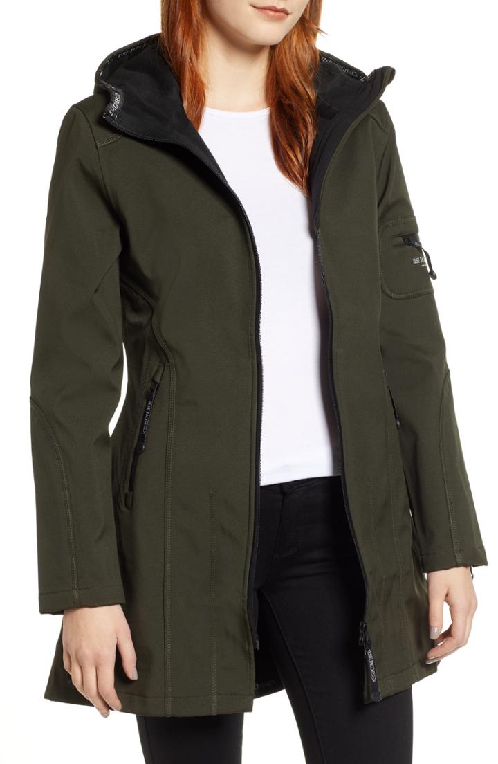 Women's La Vie Rebecca Taylor Patched Faux Fur Jacket - Blue