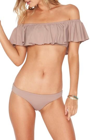 Women's L Space Ruffle Swim Top - Pink