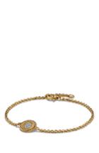 Women's David Yurman 'petite Pave' Hamsa Bracelet With Diamonds In 18k Gold