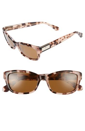 Women's Kate Spade New York Marilee 53mm Polarized Sunglasses - Pink/ Havana