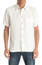 Men's Quiksilver Waterman Collection Marlin Textured Shirt - White