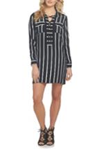 Women's 1.state Stripe Lace-up Shirtdress