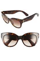 Women's Kate Spade New York 'sharlots' 52mm Sunglasses - Havana