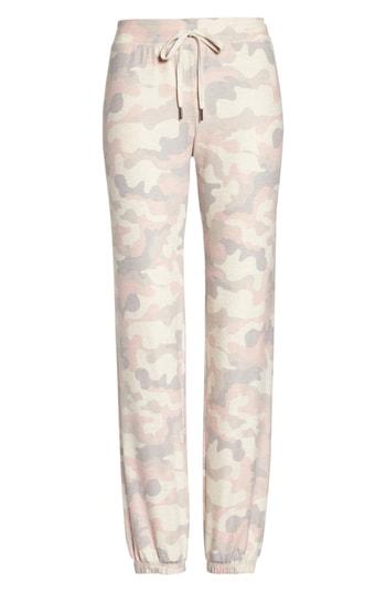 Women's Pj Salvage Camo Jogger Pants, Size - Ivory