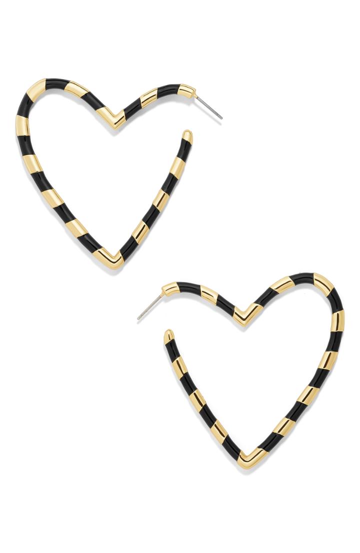 Women's Baublebar Open Heart Earrings