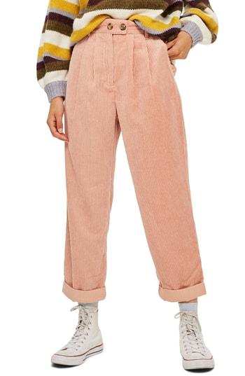 Women's Topshop Corduroy Peg Trousers