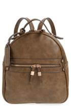 Sole Society Zypa Faux Leather Backpack - Green