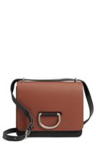 Burberry Small D-ring Leather Crossbody Bag - Brown