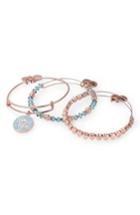 Women's Alex And Ani I Love You Set Of 3 Adjustable Wire Bangles
