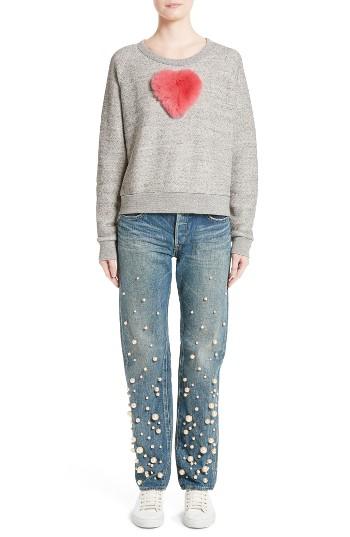 Women's Tu Es Mon Tresor One Heart Pullover