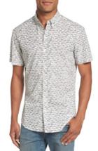 Men's Bonobos Riviera Slim Fit Print Sport Shirt - Beige