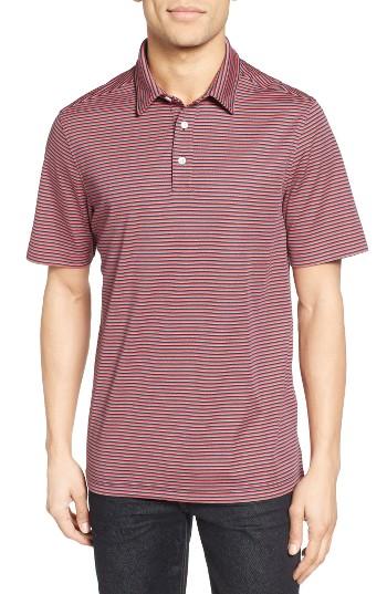 Men's Nordstrom Men's Shop Classic Fit Stripe Polo - Red
