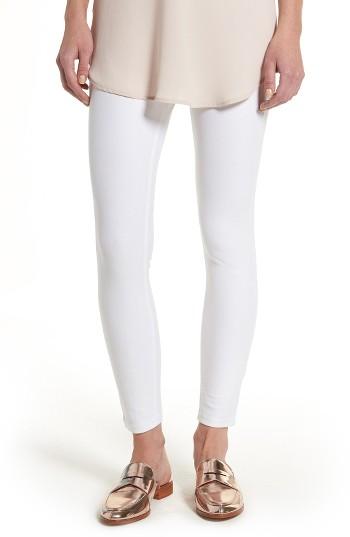 Women's Hue Essential Denim Leggings - White
