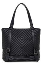 Vince Camuto Tave Quilted Leather Tote - Black