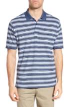 Men's Rodd & Gunn Sandy Point Stripe Pique Polo, Size - Blue/green