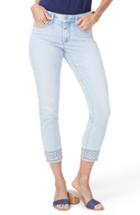 Women's Nydj Ami Embroidered Border Ankle Skinny Jeans