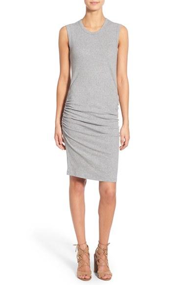 Women's James Perse Ruched Tank Dress - Grey