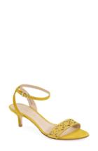 Women's Pelle Moda 'otis' Ankle Strap Sandal .5 M - Yellow