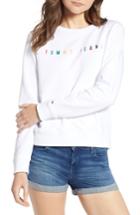 Women's Tommy Jeans Summer Logo Sweatshirt, Size - White