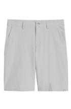 Men's Adidas Ultimate Pinstripe Golf Shorts - Grey