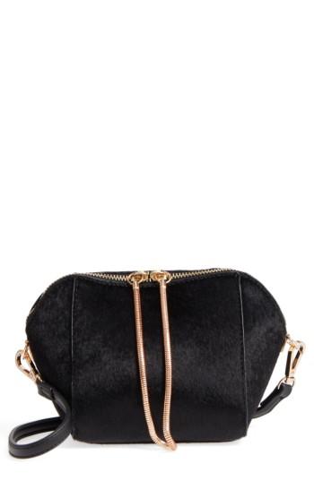 Street Level Geo Zip Clutch - Black