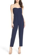 Women's 19 Cooper Strapless Crepe Jumpsuit - Blue