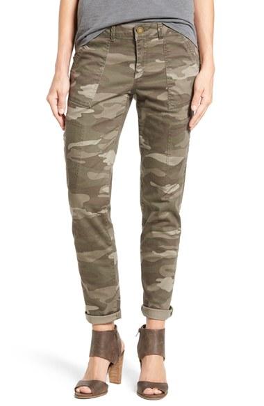 Women's Wit & Wisdom Skinny Cargo Pants - Beige