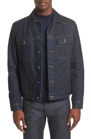 Men's A.p.c. Denim Shirt Jacket
