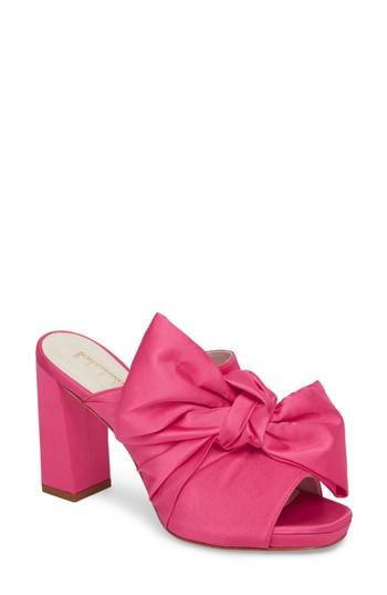 Women's Something Bleu Elisa Knotted Bow Mule