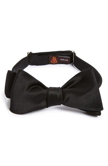 Men's Robert Talbott Silk Bow Tie, Size - Black
