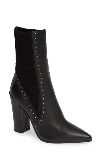 Women's Dolce Vita Echo Sock Boot M - Black