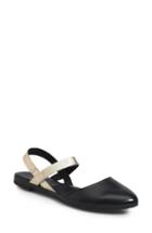 Women's Ono Free Ankle Strap Flat .5 M - Black