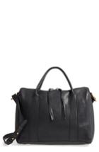 Madewell O-ring Leather Satchel - Black