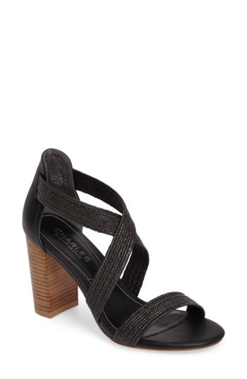 Women's Charles By Charles David Emily Strappy Sandal M - Black