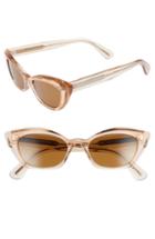 Women's Oliver Peoples Bianka 51mm Cat Eye Sunglasses - Blush