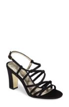 Women's Adrianna Papell Adelson Knotted Strappy Sandal .5 M - Black