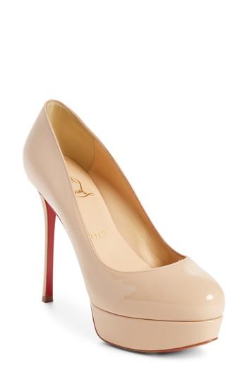 Women's Christian Louboutin Dirditta Platform Pump .5us / 35.5eu - Black
