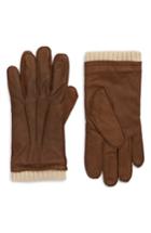 Men's Nordstrom Men's Shop Leather Gloves - Brown