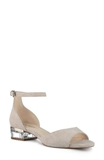 Women's Nine West Volor Ankle Strap Sandal M - Beige