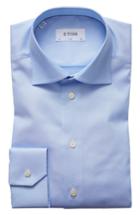 Men's Eton Slim Fit Herringbone Dress Shirt .5 - Blue