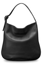 Shinola Birdy Grained Leather Hobo Bag - Black