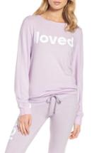 Women's Dream Scene Loved Sweatshirt - Purple