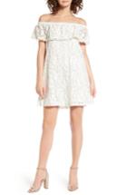 Women's As You Wish Lace Off The Shoulder Shift Dress - Ivory