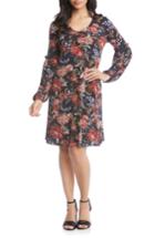 Women's Karen Kane Harper Floral Print Dress - Red