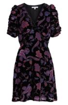 Women's Rebecca Minkoff Arlette Floral Velvet Dress - Black